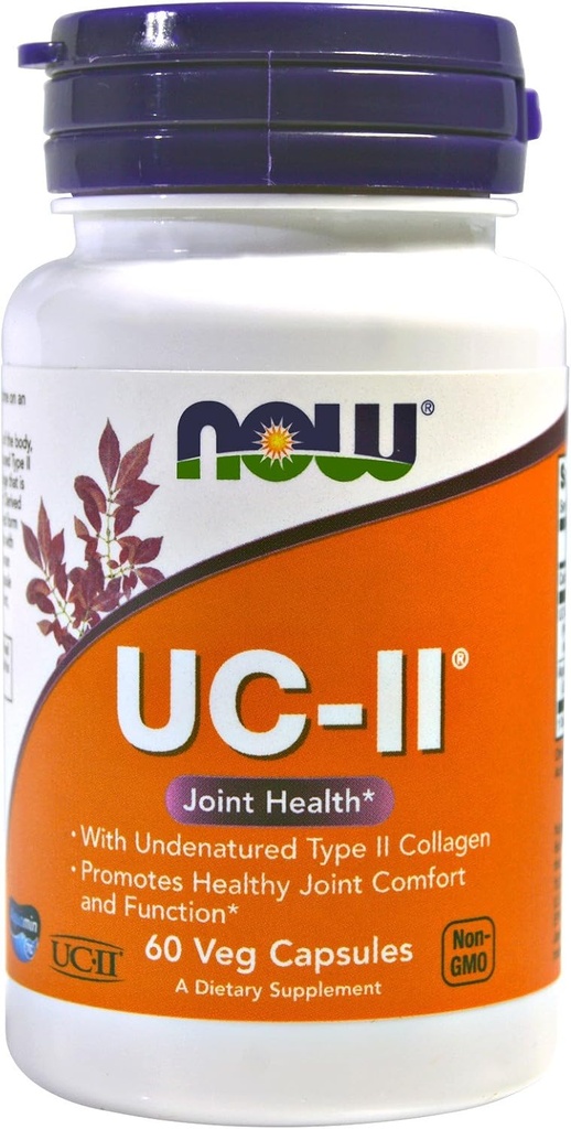 UC II Κοινή υγεία Μη μετουσιωμένη τύπου II Collagen 60 VegiCaps (Pack of 2)