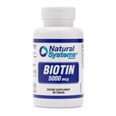 Biotin 60 Tabletler 5000 mcg Tarafından Natural Systems | Biotin Saç Büyüme Desteği Pills | Saç Skin Nails Erkekler ve Kadınlar için Vitaminler | Biotin Supplement Hücre Büyümesini Geliştiriyor