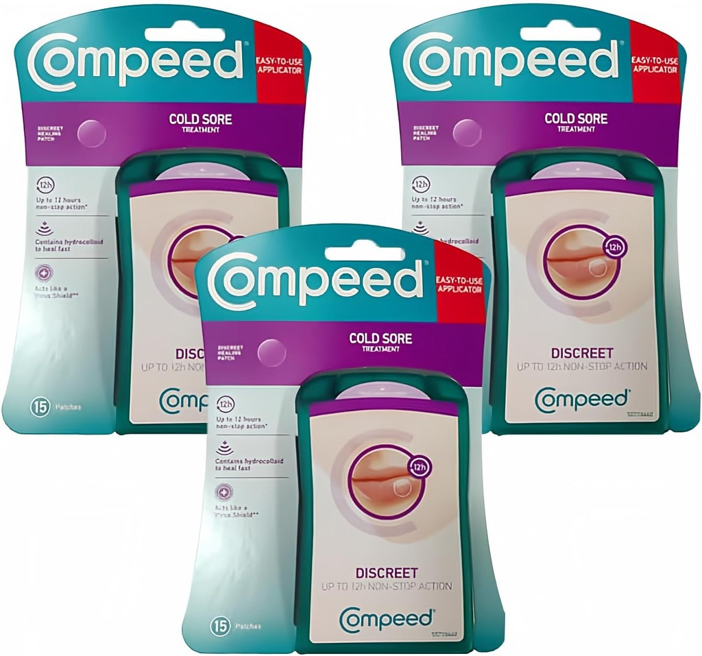 SA AZ+ CMD Cold Sore 15 Patch (Pack of 3)