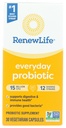 Yeni Yaşam Gündelik Probiyotik Capsules, Daily Supplement Supports Urinary, Digestive and Immune Health, L. Rhamnosus GG, Süt, Soy ve Gluten-Free, 15 Milyar CFU, 30 Count