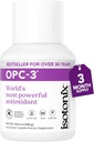 OPC-3 Isotonix - Antioksi Supplement - Pycnogenol, Grape Seed Extracts, Bilberry, Red Wine & Pine Bark Ekstraksiyonlar - Kalp ve Circulatory Desteği - Isotonic, Vegan, Gluten Free - 90 Hizmetler