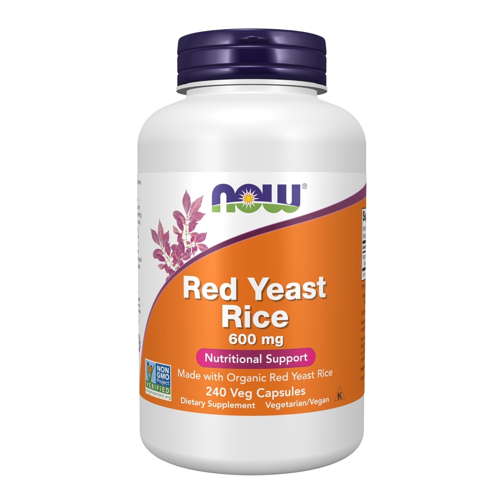 Şimdi Tamamlar, Red Yeast Rice 600 mg, Organik Red Yeast Rice, 240 Veg Capsules