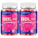 Kadınlar için Booty Gummies - BBL Gummies with Multivitamins and Herbal Extracts - Peach Flavor - 120 Count