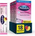Πακέτα σκόνης Pedialyte, λεμονάδα φράουλα, ενυδατικό ποτό, 18 μεμονωμένα πακέτα σκόνης