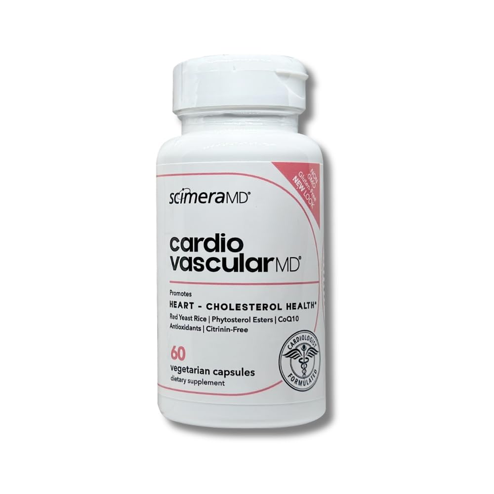 ScimeraMD® Καρδιαγγειακό MD Red Yeast Rice Supplement with Phytosterol Ester and CoQ10 for Heart Health and Cholesterol Support, 60 CT