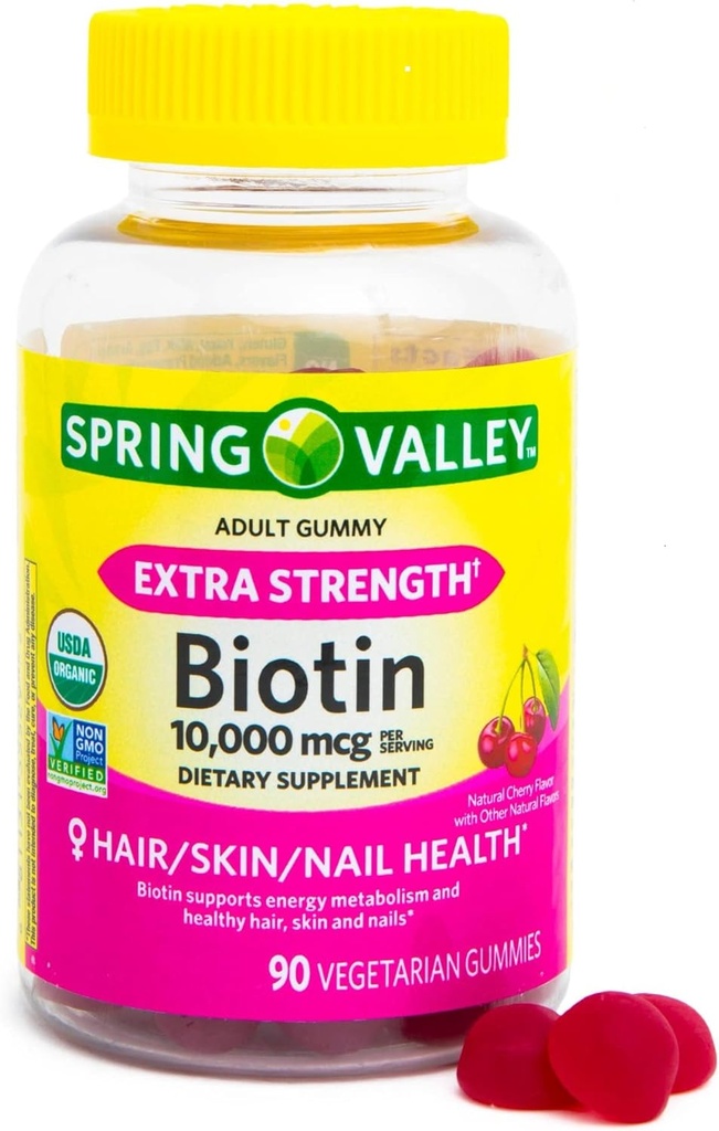 Antony Spring Valley Biotin 10.000 Live Vegetarian 90 Gummy
