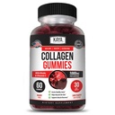 Kaya Naturals Collagen Gummies for Men & Women Supplement | Nature Made Gummies - 1000 mg of Hydrolyzed Collagen, C, Selenium & Biotin, Strawberry Flavor - 60 Count Gummies