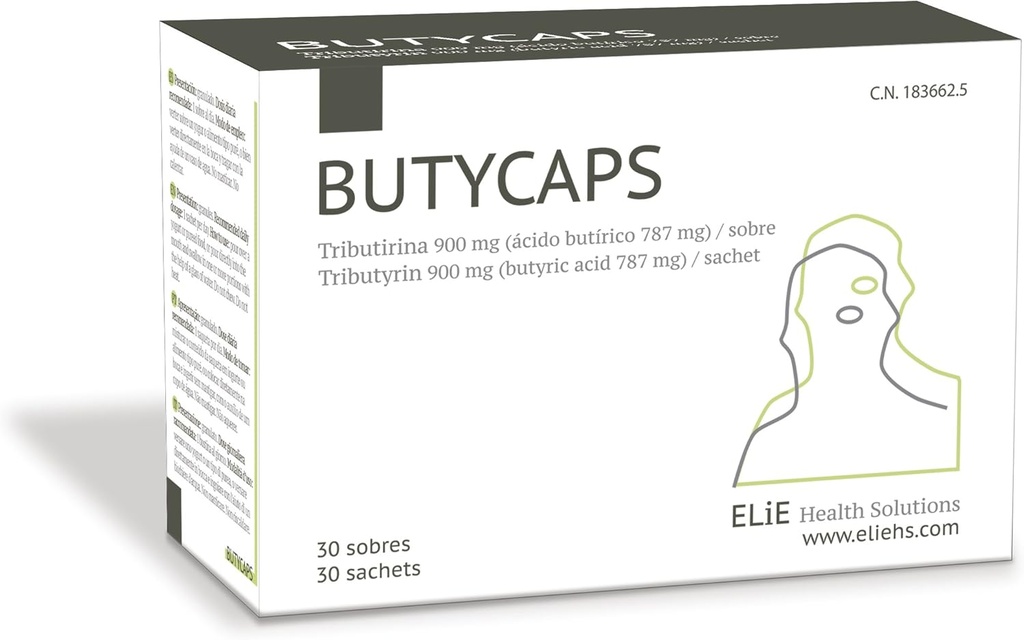 Tributyrin 900 mg - Amayric Acid 787 mg Sachet - 30 Sachets