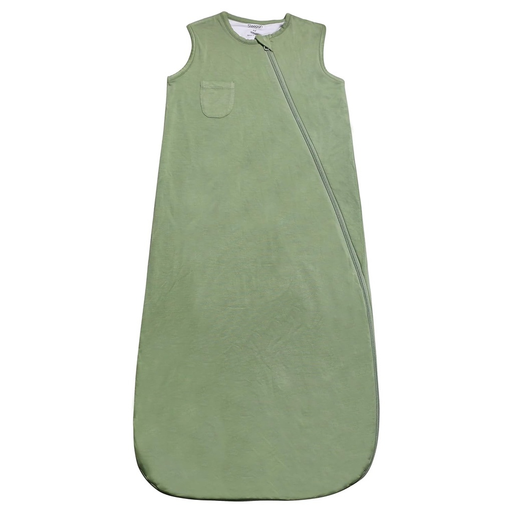 Sleep Sack Super Soft Lane, Bebekler ve Toddler için (0.5 TOG) Yaz/Spring Nights - Washable & Breathable Fabric Green M (18-36 ay)