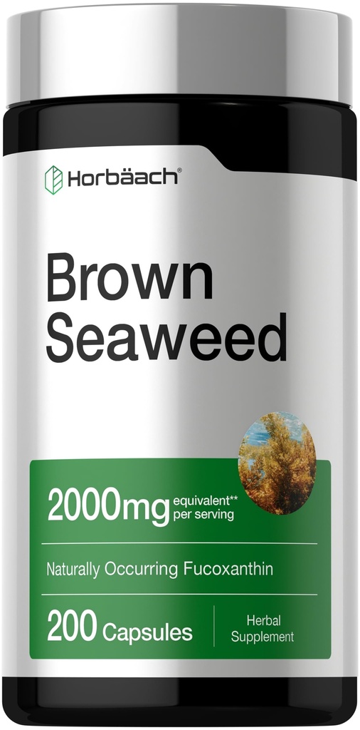 Horbäach Brown Seaweed Extract Κάψουλες 2000mg 