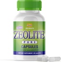 Zeolite Pure Capsules | Zeolite Detox, Ekstra Kuvvet | Pure, Full Body Cleanse for Women, Men | Aktif Organik, Yiyecek Grade Clinoptilolite Toz 94, 90 Caps (81 Grams), 6 Wk 3 Mo Supply