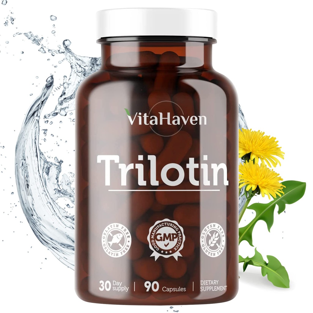 Trilotin: Swollen Feet and Ankles Treatment for Women and Men with Edema of The Lower Leg - Foot and Ankles from Water Retention- Adds: Dandelion Root, Parsley Leaf & More