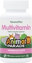 Natures Plus Animal Parade Children's Chewable Multivitamin, Watermelon - 180 Animal-Shaped Tabletler - Sağlık & Well-Being - Vegan, Gluten Free - 90 Servisler
