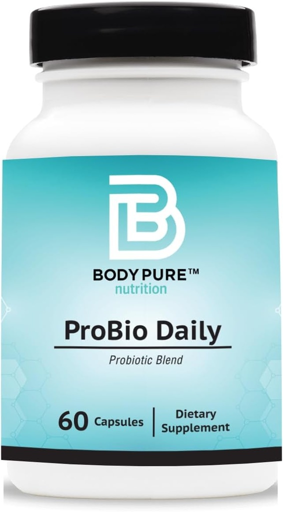 ProBio Daily | Güçlü Probiyotik DNA, Gastrointestinal Balance, Supports Digestive Health, Bowel Regularity ve Kilo, Decreas Bloat. Gluten ve Dairy Free, 60-Day Supply