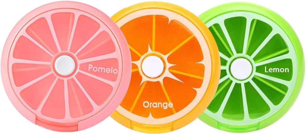 INVODA Pill Cases Pill Box Weekly 3 Times 7 Karşılaştırma Büyük Tıp Pill Organizer