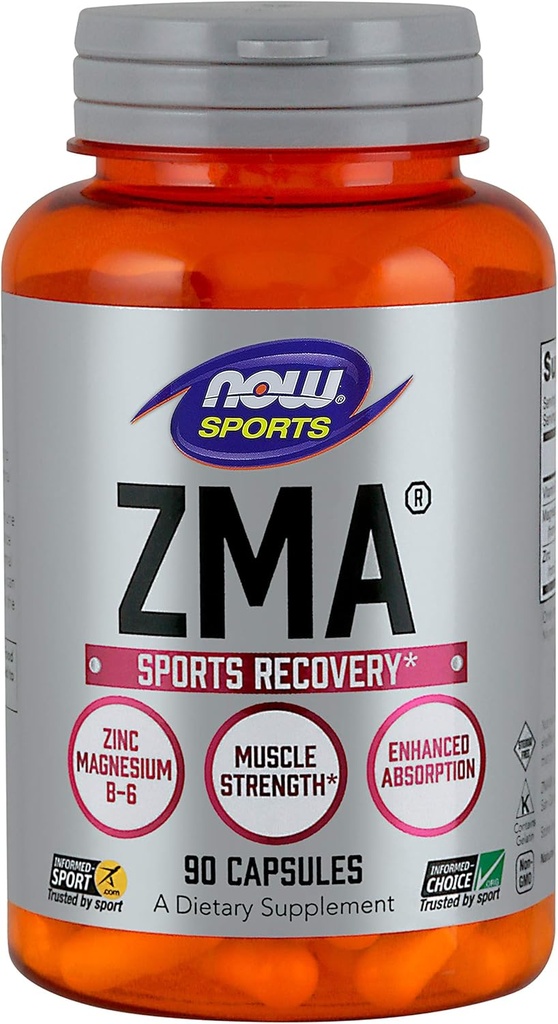 Şimdi Gıdalar ZMA 800 Mg Capsules, 90 Ctt