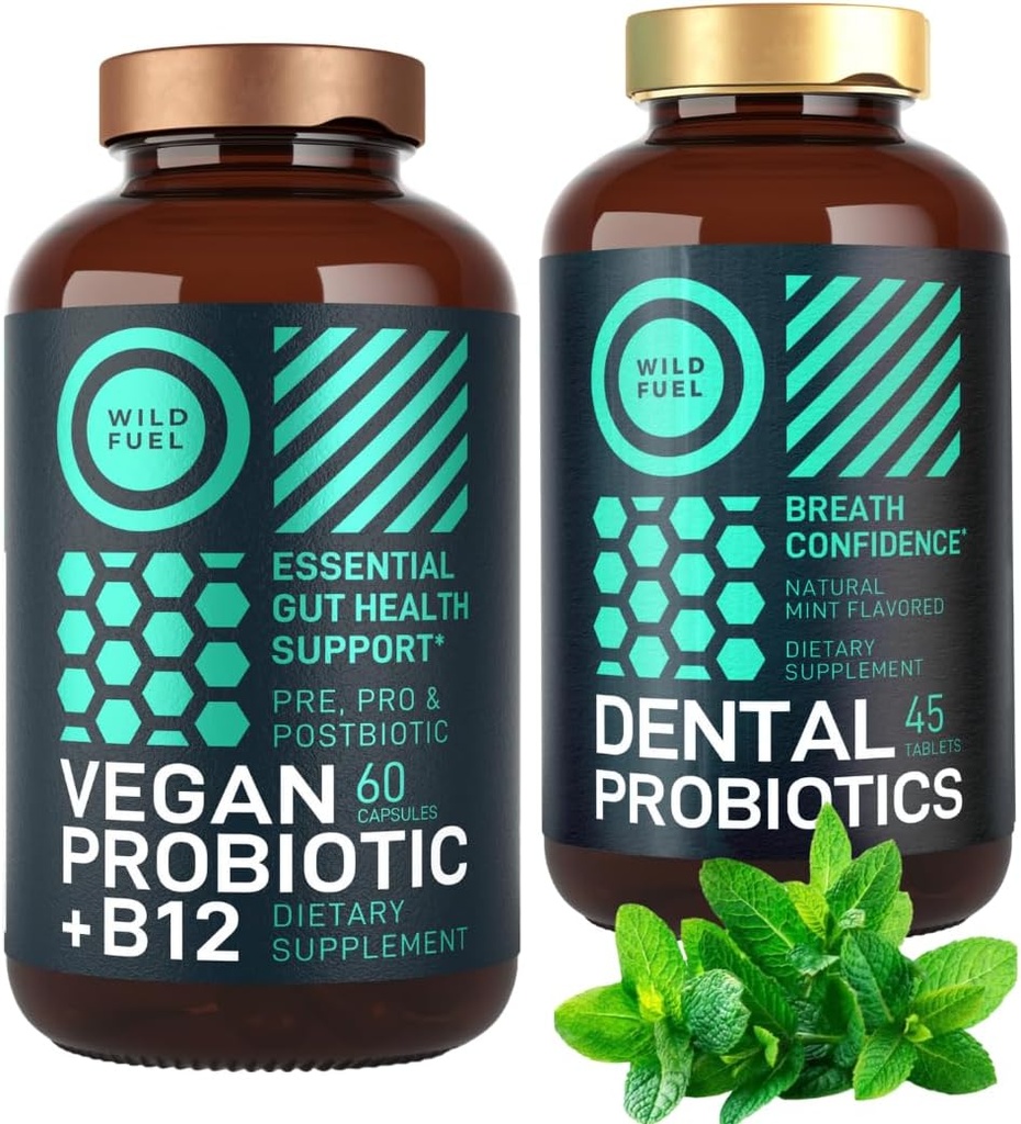 Vegan Probiyotik Plus B12 ve Oral Probiyotik Mint Geliştirilmiş Probiyotik Grafik
