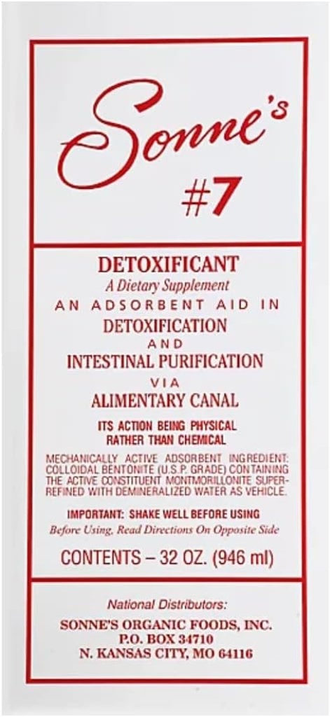 Sonnes Detoxificant # 7 από το Sonne's