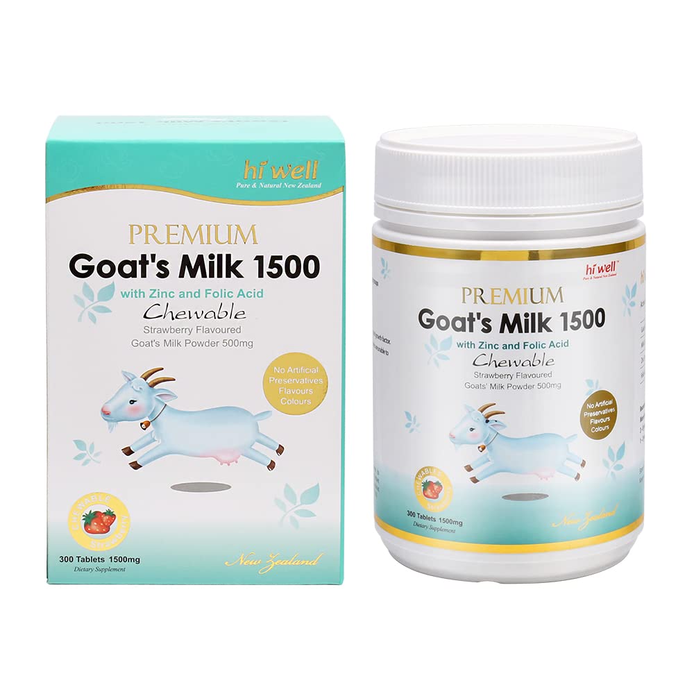 Merhaba Well Premium Goat'ın Süt 1500 300Tablets Strawberry