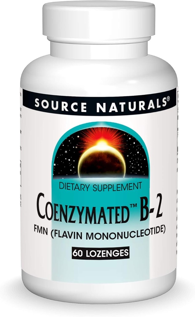 Source Naturals Coenzymated B-2 Lozenges 25mg, 60 Count