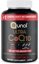 Qunol Ultra CoQ10 100 mg Softgels- 3X Better Abxia Coenzyme Q10 Supplements - Antioksi Supplement for Vascular and Heart Health & Energy Production - 5 Ay Supply - Sayı 150