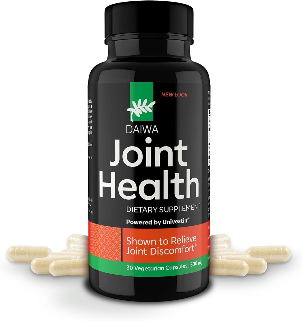 Daiwa Joint Health - Tendon and Ligament Συμπληρώματα με κινέζικο Skullcap και Acacia Catechu - Παραδοσιακή Φόρμουλα Βασισμένη σε φυτά για ενεργούς τρόπους ζωής - Μη ΓΤΟ, 30 κάψουλες χορτοφάγων