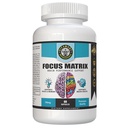 Focus Matrix (1 Şişe) Brain Health Supplement- for Better Focus, Memory, dikkat, Concentration, Ginkgo biloba Leaf, Bacopa Monnieri, Focus Pill