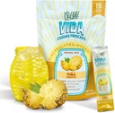 Elektrolyte Drink Mix – Pineapple Agua Fresca Flavor | Sugar-Free Hydration Toz with Coconut Water & Minerals | 15 Single-Serve Stick Packs, Low Calorie, Natural Flavor Fresca Flavor | Sugar-Free Hydration Toz with Coconut Water & Minerals | 15 Single-Serve Stick Packs, Low Calorie, Natural Flavor