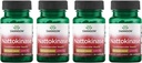 Swanson Nattokinase 2000 Fibrinolytic Unit 100 Milligram 30 Capsules Enzyme (4 Pack)