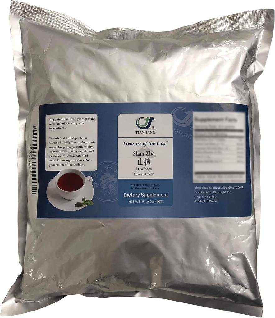 Doğu Hazinesi, Hawthorn Extract - Shan Zha (3:1 Yoğun Herbal Türlü Toz, 1kg)