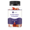 Calm by Wellness Sleep Well Gummies, Ekstra Güçlü Gummy with Melatonin, Natural Sleep Support Supplement, 30 Count