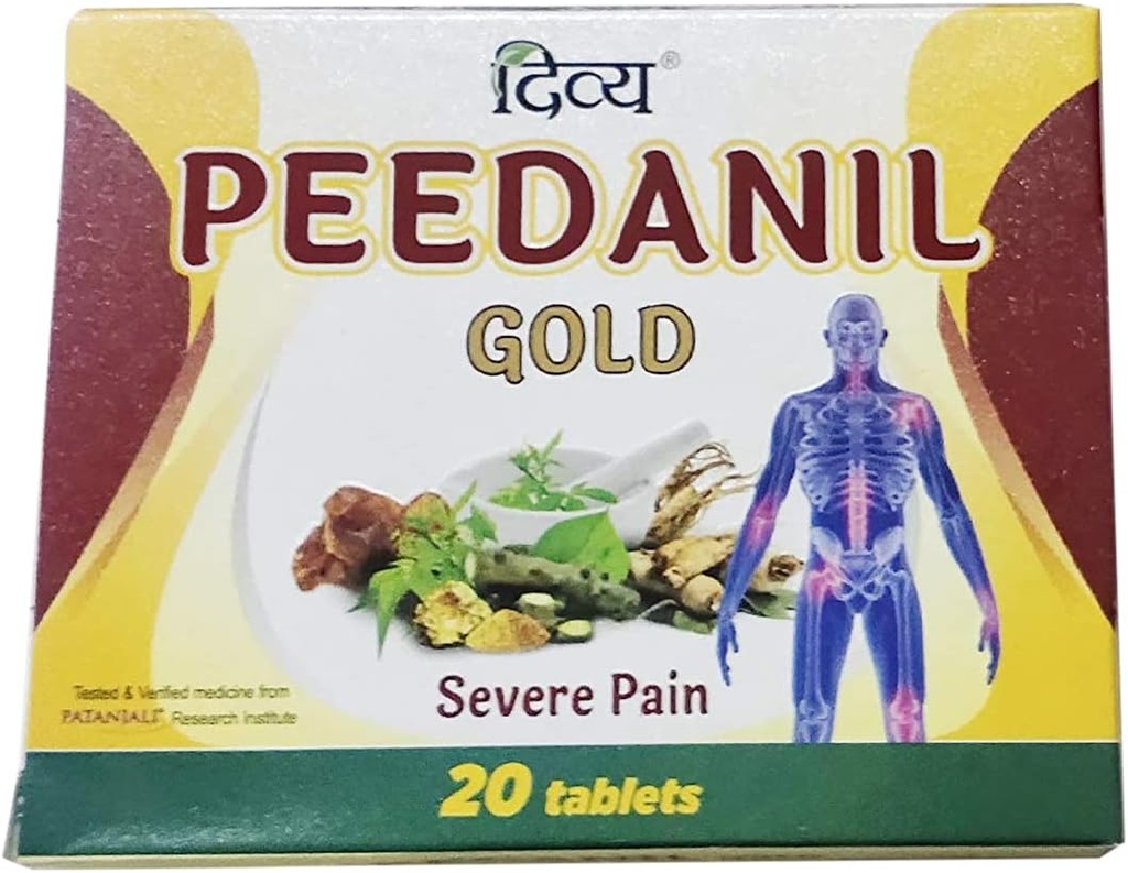 Patanjali Ayurved Ltd Divya Peedanil Gold Tablet (60 TAB) - 3 Paket