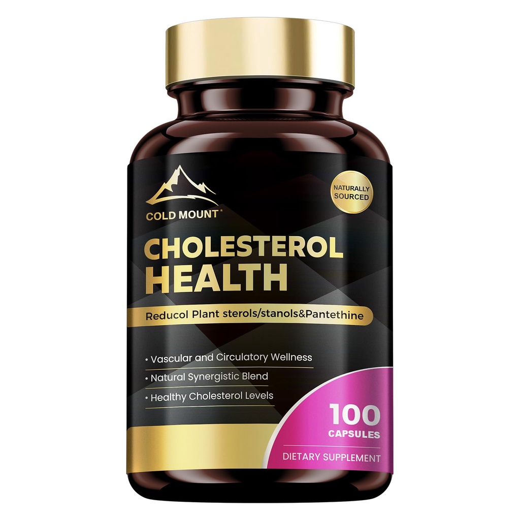 Cholesterol Support Supplement with Plant Sterols & Pantethine – Helps Maintain Already-Healthy Cholesterol Levels