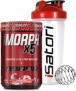 iSatori Morph Xtreme Intense Pre Workout - Bombsicle (20 Servisler) Classic Blender (Clear Şişe with Red Top)