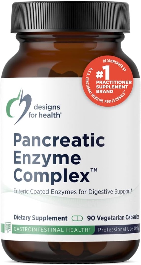 Sağlık Pancreatic Enzymes Kompleksi için Tasarımlar - Digestive Enzymes + Bromelain Supplement - Destek Digestion + Gut Health - Gecreatic Enzyme, Ox Bile (90 Capsules)