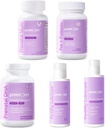 Premom Multivitamin for Women + Prenatal DHA Fish Oil + Prenatal Pre & Probiotics + Personal Fertility Lubricant for Conception 2&4 Fl Oz