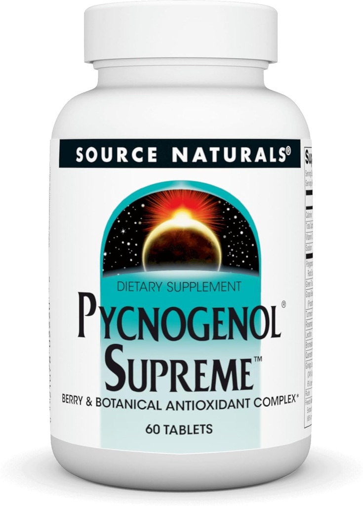 Source Naturals Pycnogenol Supreme, Berry & Botanical Antioksi Kompleksi* - 60 Tablet