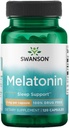 Swanson Melatonin - Herbal Supplement - Uyku ve Rahatlama - (120 Capsules, 3 mg each)