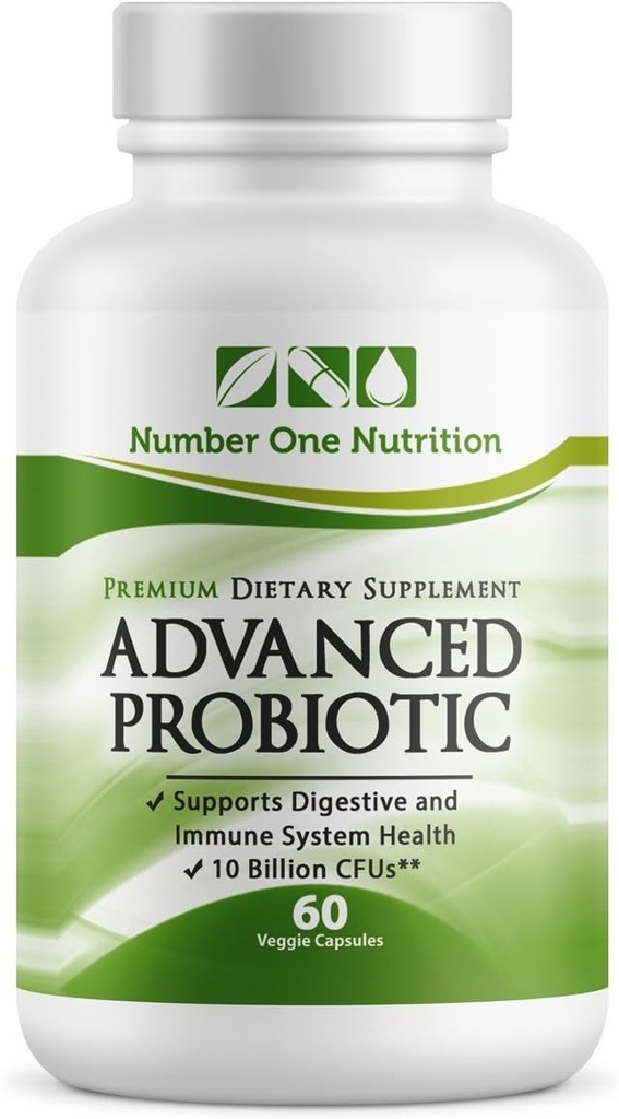 Erkekler ve Kadınlar için N1N Premium Probiyotikler [11.5 Milyar CFUs] Lactobacillus Acidofilius Probiyotik Supplement Digestion & Immunity, Raf Stable & No Refrigeration Required, 60 Caps