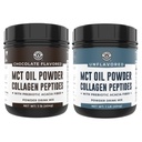 Left Coast Performance Σοκολάτα MCT Oil Peptides, 1lb + Μη αρωματισμένο MCT Oil Peptides, 1lb