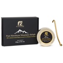FOUZEE Pure Himalaya Dağları Shilajit -% 77 + Fulvic Acid Hard Consistency, Natural Source of Fulvic Acid, Over 85 Trace Minerals, Double Steel Spoon (50 Grams) içerir.