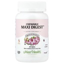 Maxi Health Chewable Digest - Natural Digestive Enzymes with Bromelain anduba- Quick-Acting - 90 Chewables - Kosher - Erkekler ve Kadınlar için Sağlıklı Digestion ve Ortak Comfort