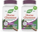 Nature's Way Standardized Horse Chestnut, Premium Ekstraksiyon, Sağlıklı Leg Veins*, hizmet başına 250 mg, Vegan, 90 Capsules (Pazarlama Mayıs Vary) (Pazarlama 2)