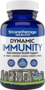Stonehenge Health Dynamic Immunity Daily Supplement 10in-1 Immune ATMs çinko, Elderberry, Echinacea, C & Probiyotik L. Acidofilius - Supports Immune System & Respiratory Health, 60 Capsules