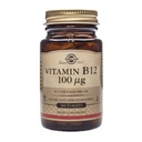 Solgar Vitamin B12 100 mcg - 100 Tablet - Enerji Metabolism & Nervous System Support - Non-GMO, Vegan, Gluten & Dairy Free, Kosher, Halal - 100 Hizmet