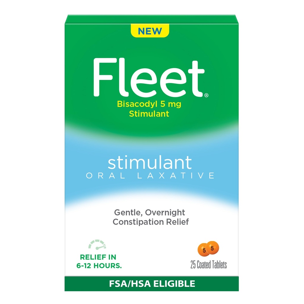 Filo Oral Laxative Tabletler Overnight Constipation Relief for Yetişkinler, Stimt Laxative, 25 Count