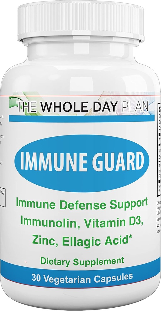 Spectra Vitaminleri Immune Guard Natural Immunity Alert, Vitamind D3, çinko, Immunolin, Ellagic Asit, 30 Capsules, Ellagic Acid, 30 Capsules,