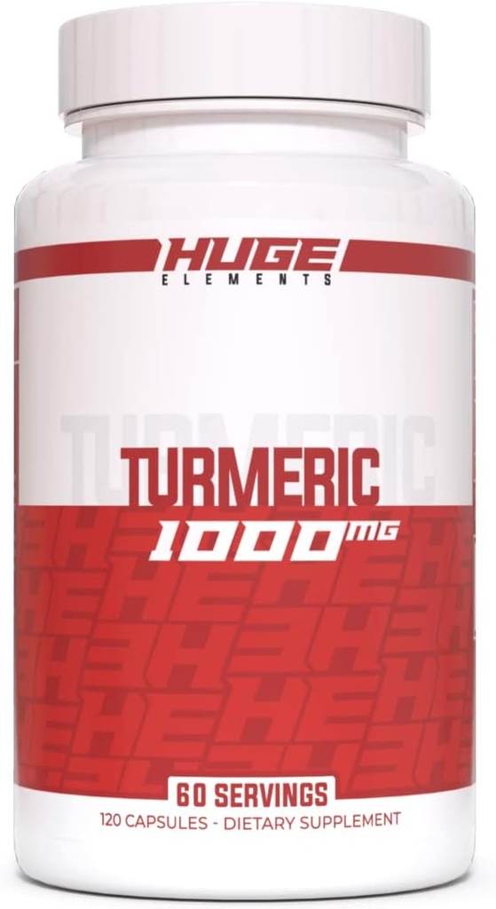 Büyük Supplements Turmeric, Pure Turmeric Root Extract per Service,% 95 Curcuminoids, Antioksi Supplement, Non-GMO, Gluten-Free - 120 Capsules