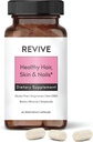 Sağlıklı Skin, Saç ve Çiçekler Revive Essential Oils tarafından Tamamlanır - Biotin Pantented Form of Biotin - Stres Desteği için Ashwagandha - Plus Vitamins & Minerals
