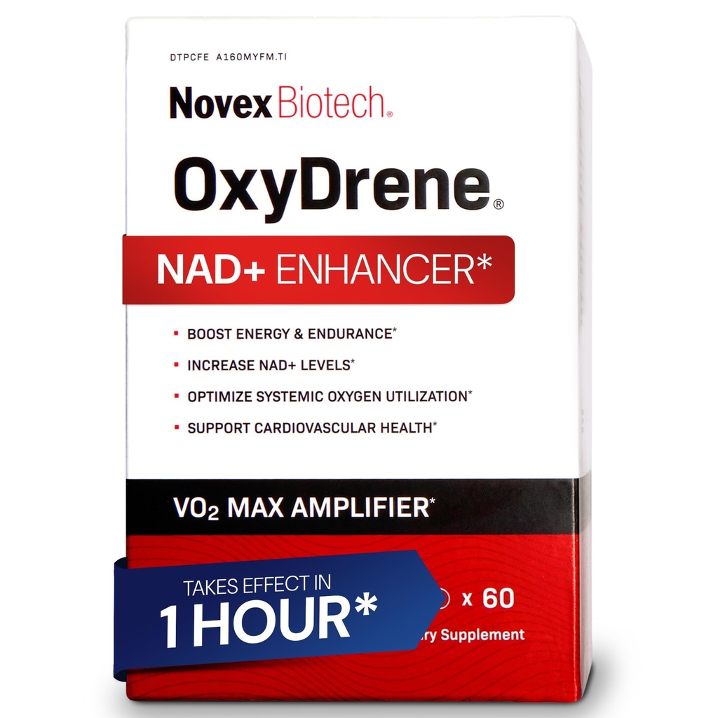 Kasımex Biotech Oxydrene NAD + Gelişmiş - Doğal Supplement Metabolism ve Cardiovascular Erkekler ve Kadınlar için Destek - (60 Capsules)